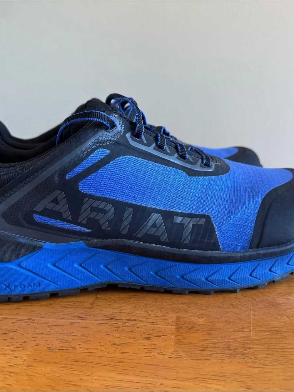 Ariat Men’s Sz 8.5 Medium (D) Composite Toe Safety Work Shoes Blue Black